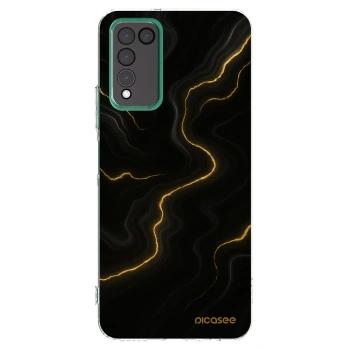 Picasee Honor 10X Lite Hülle - Transparentes Silikon - Thunder