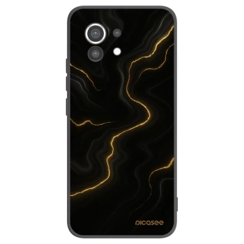 Picasee Xiaomi Mi 11 Hülle - Schwarzes Silikon - Thunder