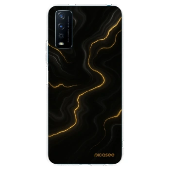Picasee Vivo Y11s Hülle - Transparentes Silikon - Thunder