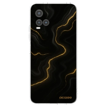 Picasee Vivo Y33s Hülle - Transparentes Silikon - Thunder