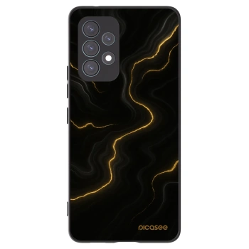 Picasee Samsung Galaxy A53 5G A536 Hülle - Schwarzes Silikon - Thunder