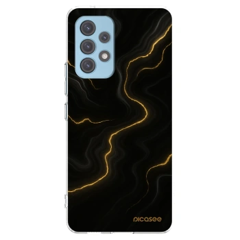 Picasee Samsung Galaxy A53 5G A536 Hülle - Transparentes Silikon - Thunder