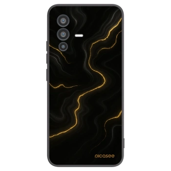 Picasee Vivo V23 5G Hülle - Schwarzes Silikon - Thunder