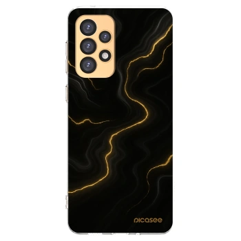 Picasee Samsung Galaxy A33 5G A336 Hülle - Transparentes Silikon - Thunder