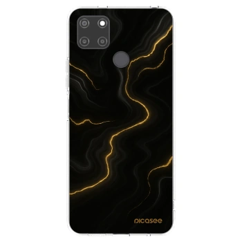 Picasee Realme C21Y Hülle - Transparentes Silikon - Thunder