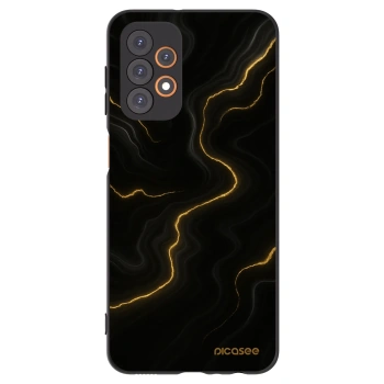 Picasee Samsung Galaxy A23 A236B 5G Hülle - Schwarzes Silikon - Thunder