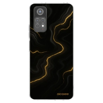 Picasee Xiaomi Redmi Note 11S 5G Hülle - Transparentes Silikon - Thunder