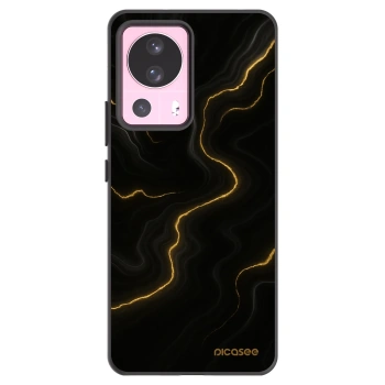 Picasee Xiaomi 13 Lite Hülle - Schwarzes Silikon - Thunder