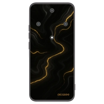 Picasee Honor Magic5 Lite 5G Hülle - Schwarzes Silikon - Thunder