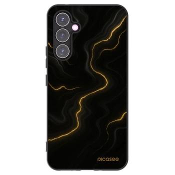 Picasee Samsung Galaxy A54 5G A546B Hülle - Schwarzes Silikon - Thunder
