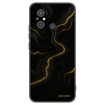 Picasee Xiaomi Redmi 12C Hülle - Schwarzes Silikon - Thunder