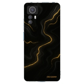 Picasee Xiaomi Redmi Note 12S Hülle - Transparentes Silikon - Thunder