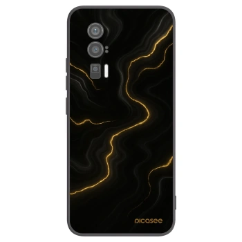 Picasee Xiaomi Poco F5 Pro 5G Hülle - Schwarzes Silikon - Thunder