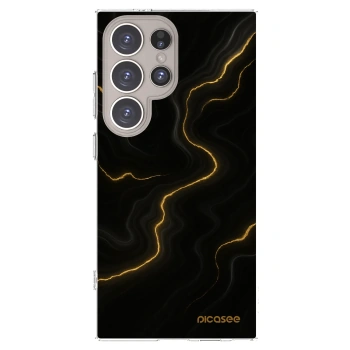 Picasee Samsung Galaxy S24 Ultra S928B 5G Hülle - Transparentes Silikon - Thunder