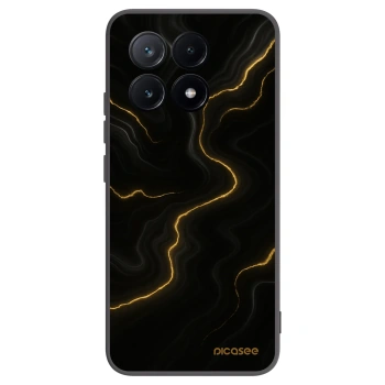 Picasee Xiaomi Poco X6 Pro Hülle - Schwarzes Silikon - Thunder