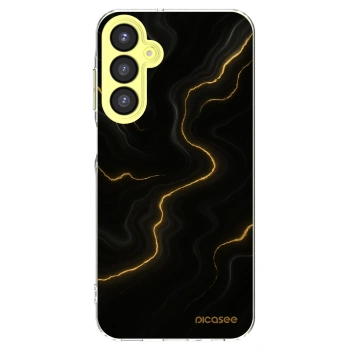 Picasee Samsung Galaxy A25 A256B 5G Hülle - Transparentes Silikon - Thunder