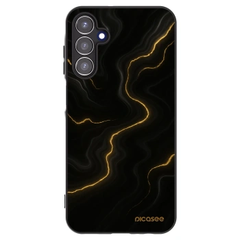 Picasee Samsung Galaxy A15 A156B 5G Hülle - Schwarzes Silikon - Thunder
