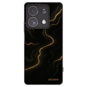 Picasee Xiaomi Redmi Note 13 Pro 4G Hülle - Schwarzes Silikon - Thunder