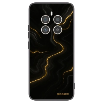 Picasee Realme 12 Pro 5G Hülle - Schwarzes Silikon - Thunder
