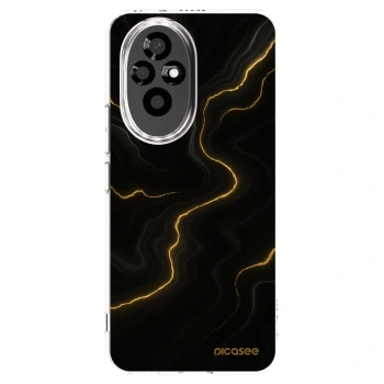 Picasee Honor 200 Pro 5G Hülle - Transparentes Silikon - Thunder