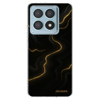Picasee Xiaomi 14T Pro Hülle - Transparentes Silikon - Thunder
