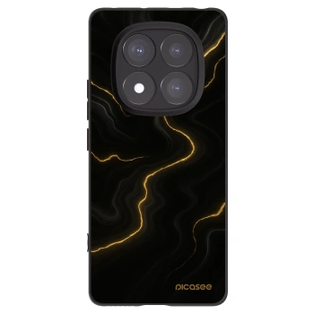 Picasee Xiaomi Redmi Note 14 Pro 5G Hülle - Schwarzes Silikon - Thunder