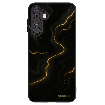 Picasee Samsung Galaxy A16 5G Hülle - Schwarzes Silikon - Thunder