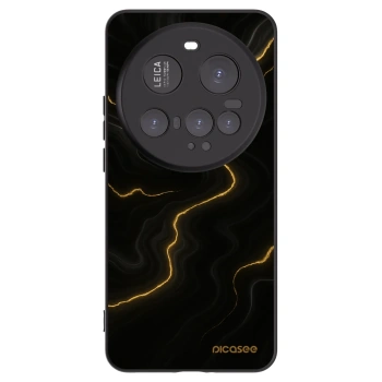 Picasee Xiaomi 15 Ultra Hülle - Schwarzes Silikon - Thunder