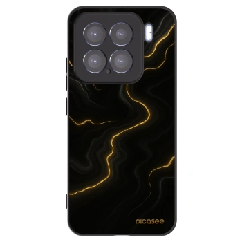 Picasee Xiaomi 15 Hülle - Schwarzes Silikon - Thunder
