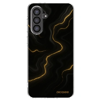 Picasee Samsung Galaxy A56 5G A566B Hülle - Transparentes Silikon - Thunder