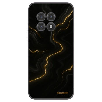 Picasee OnePlus 13R 5G Hülle - Schwarzes Silikon - Thunder