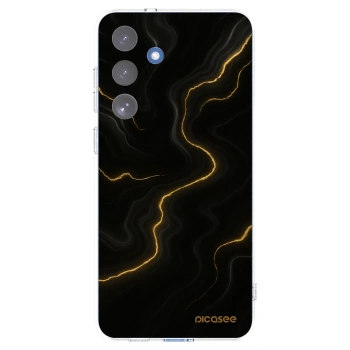 Picasee Samsung Galaxy S25 FE 5G Hülle - Transparentes Silikon - Thunder