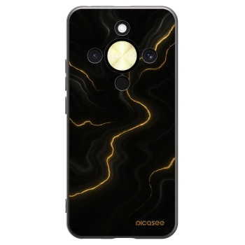 Picasee Honor Magic8 Lite 5G Hülle - Schwarzes Silikon - Thunder