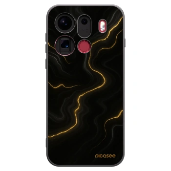 Picasee OPPO Find X9 Pro Hülle - Schwarzes Silikon - Thunder