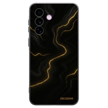 Picasee Samsung Galaxy A57 5G Hülle - Schwarzes Silikon - Thunder