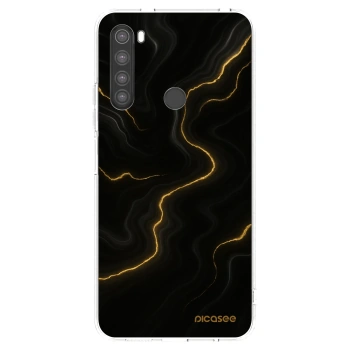 Picasee Xiaomi Redmi Note 8 Hülle - Transparentes Silikon - Thunder