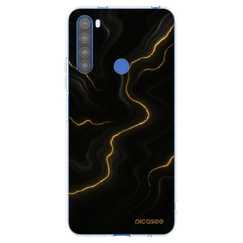 Picasee Xiaomi Redmi Note 8T Hülle - Transparentes Silikon - Thunder