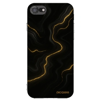 Picasee Apple iPhone SE 2020 Hülle - Transparentes Silikon - Thunder