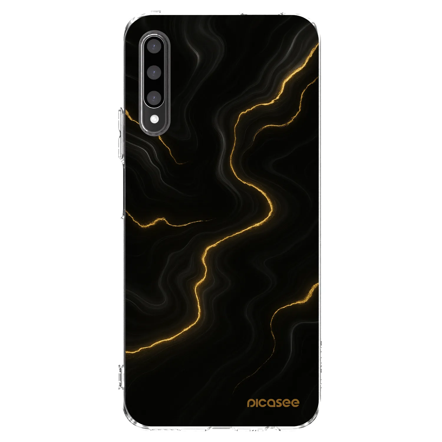 Picasee Honor 9X Pro Hülle - Transparentes Silikon - Thunder