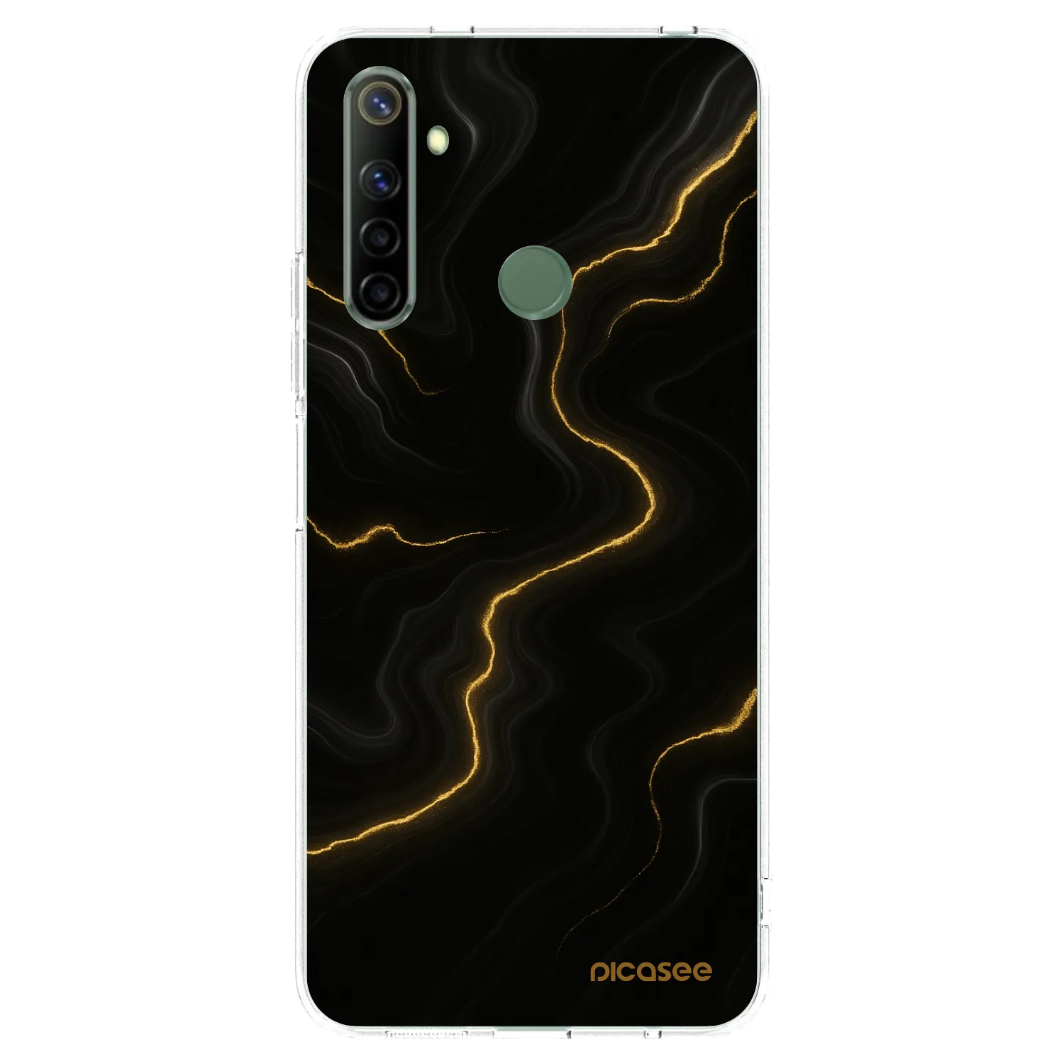 Picasee Realme 6i Hülle - Transparentes Silikon - Thunder