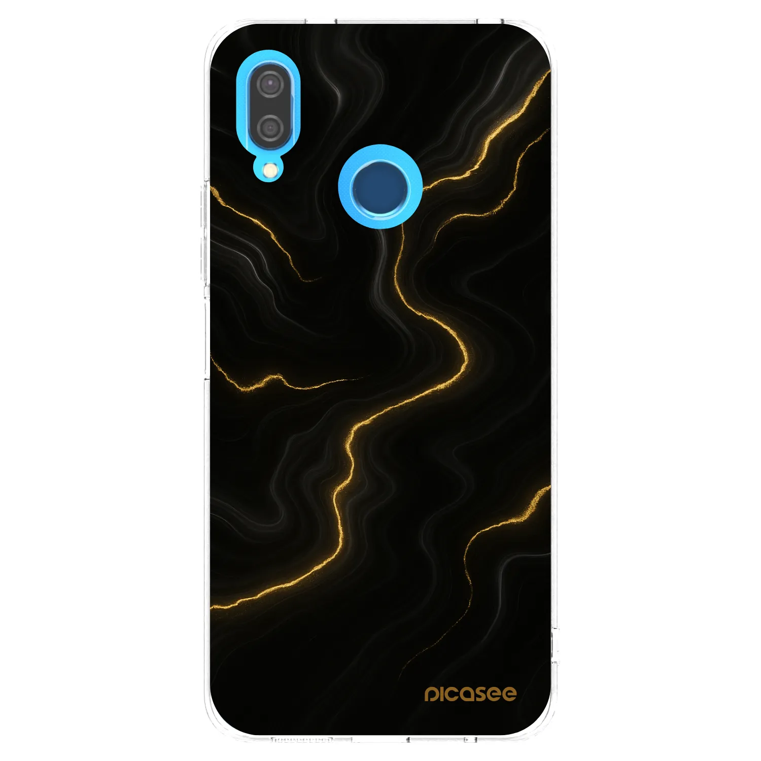Picasee Huawei P20 Lite Hülle - Transparentes Silikon - Thunder