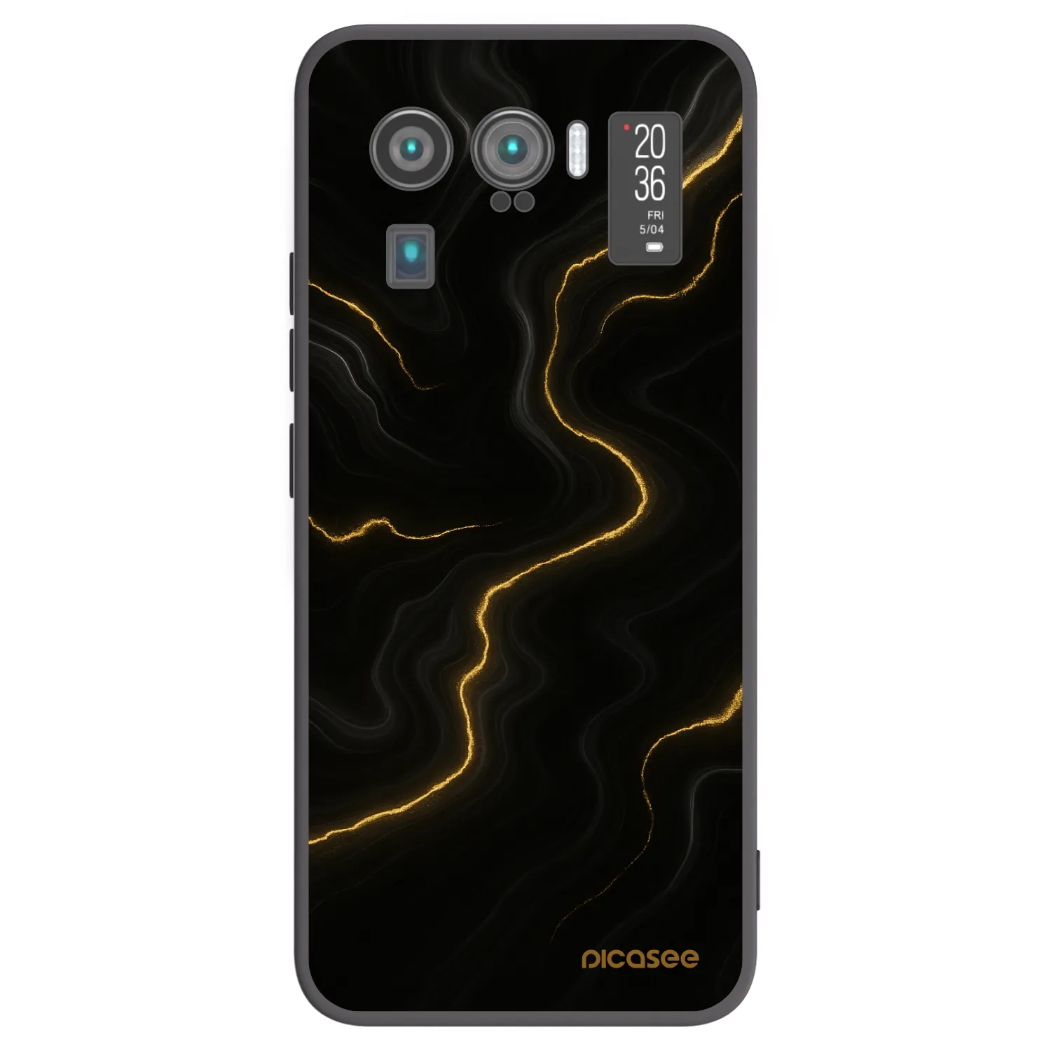Picasee Xiaomi Mi 11 Ultra Hülle - Schwarzes Silikon - Thunder
