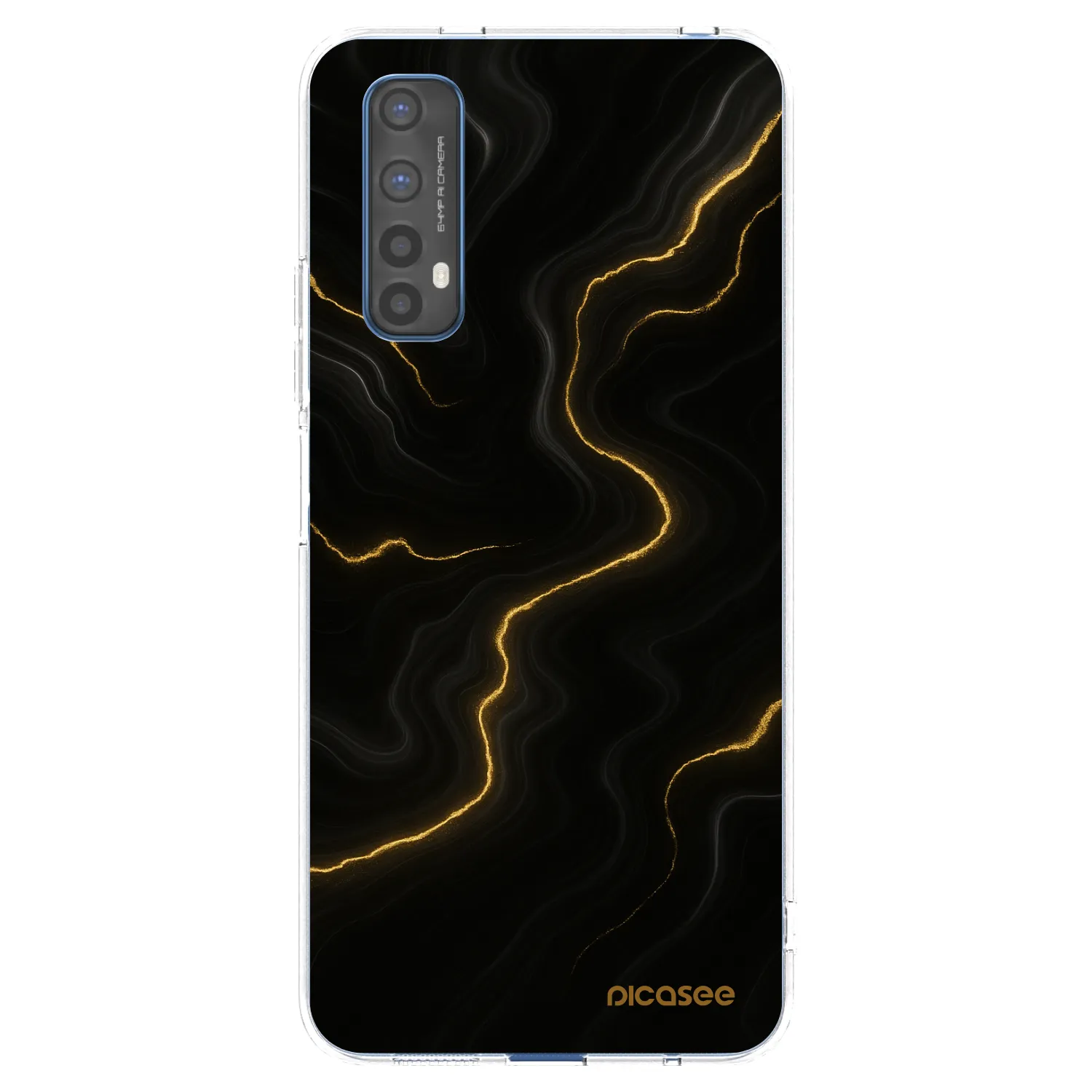 Picasee Realme 7 Hülle - Transparentes Silikon - Thunder