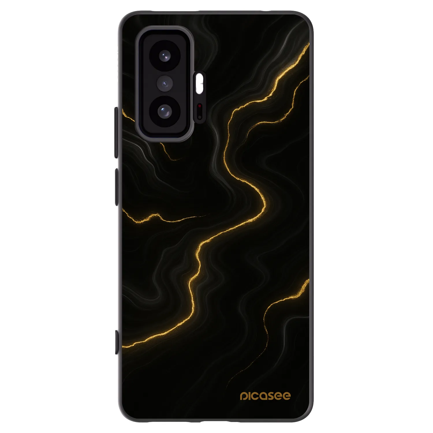 Picasee Xiaomi 11T Hülle - Schwarzes Silikon - Thunder