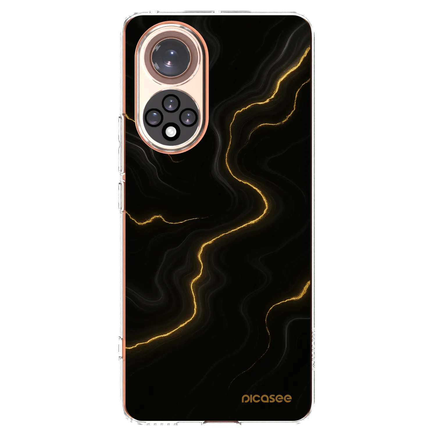 Picasee Honor 50 5G Hülle - Transparentes Silikon - Thunder