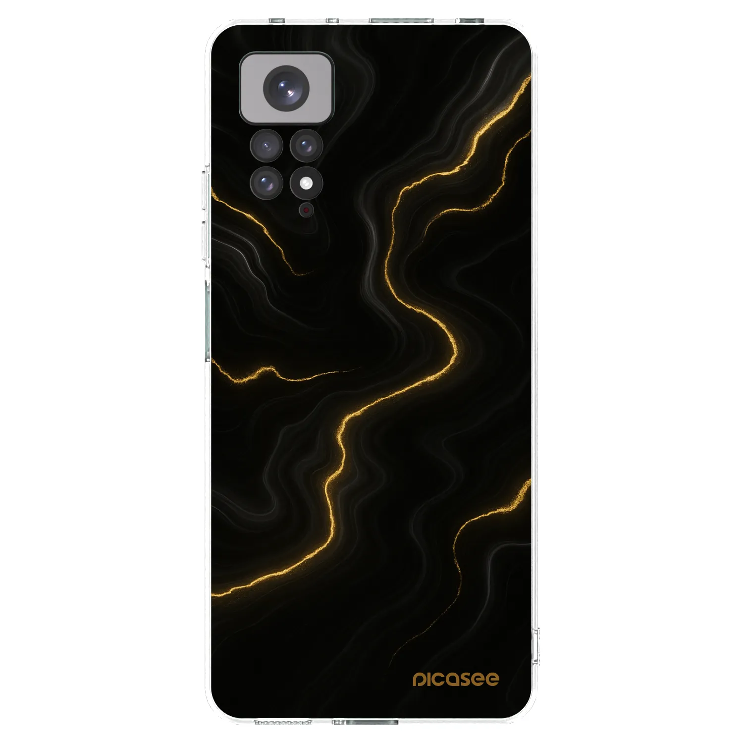 Picasee Xiaomi Redmi Note 11S 4G Hülle - Transparentes Silikon - Thunder