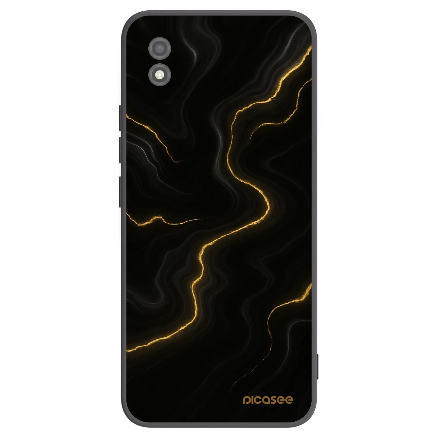 Picasee Realme C11 (2021) Hülle - Schwarzes Silikon - Thunder