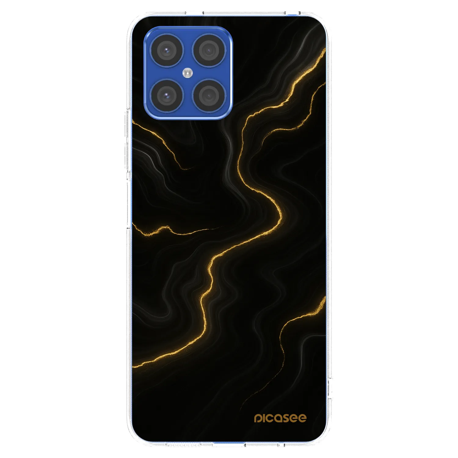 Picasee Honor X8 4G Hülle - Transparentes Silikon - Thunder