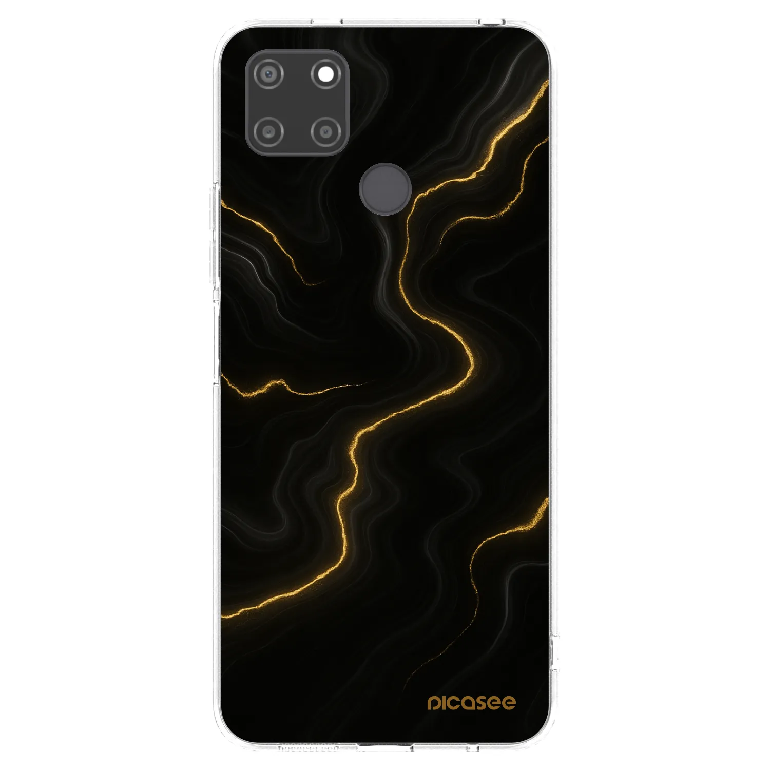 Picasee Realme C21Y Hülle - Transparentes Silikon - Thunder