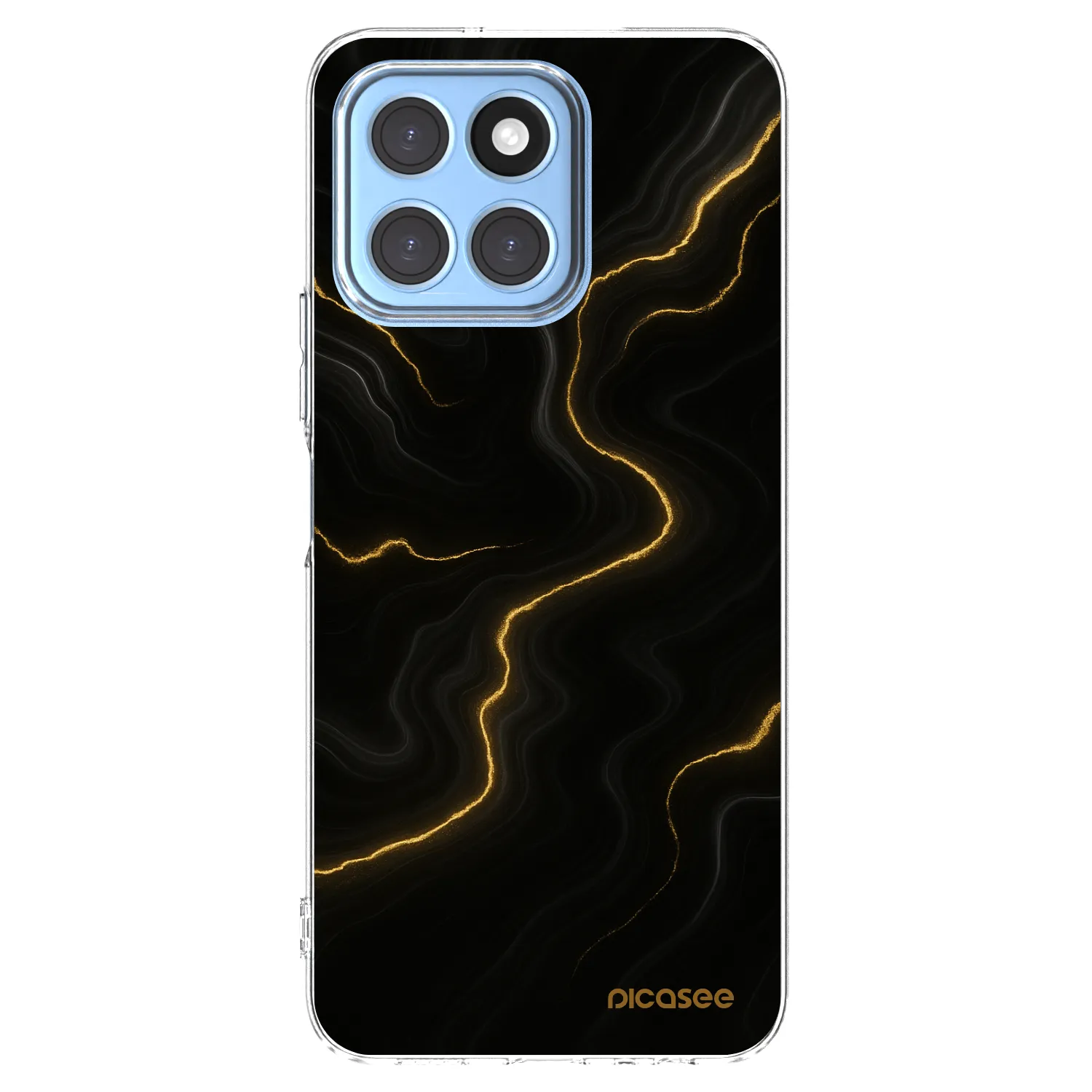 Picasee Honor X6 Hülle - Transparentes Silikon - Thunder